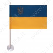 Bandiera "Ucraina" su ventosa per auto