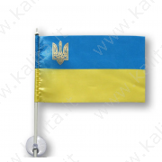 Bandiera "Ucraina" su ventosa per auto