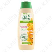 Shampoo con 95% di estratti naturali "Regal - Uovo e miele" 400ml