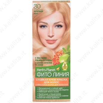 Tintura permanente per capelli in crema "Herb's Planet" tonalità 30 Cielo alla vaniglia