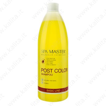 Shampoo per Dopo Colorazione pH 4.5 con vitamina C e Panthenol "Spa Master" 970 ml