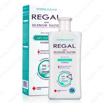 Shampoo per capelli antiforfora detersione profonda per capelli normali e grassi "Regal" 200ml