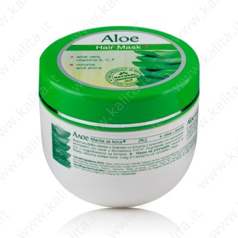 Maschera per capelli volume e lucentezza "Aloe" 250ml